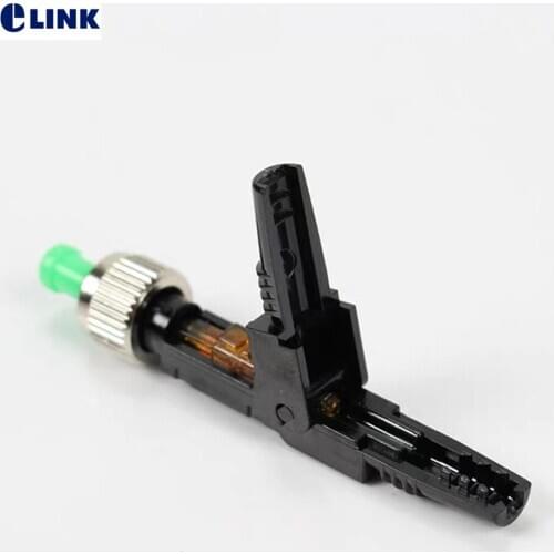 100pcs FC/APC fiber optic fast connector Embedded style FTTH telecom quick connector Cold assembly IL