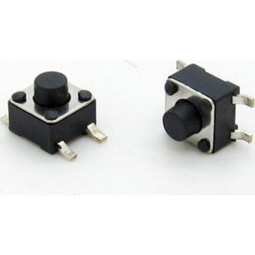 1000PCS/LOT 4.5*4.5*5MM SMD Tact Switch 4-pin button switch 4.5x4.5x5