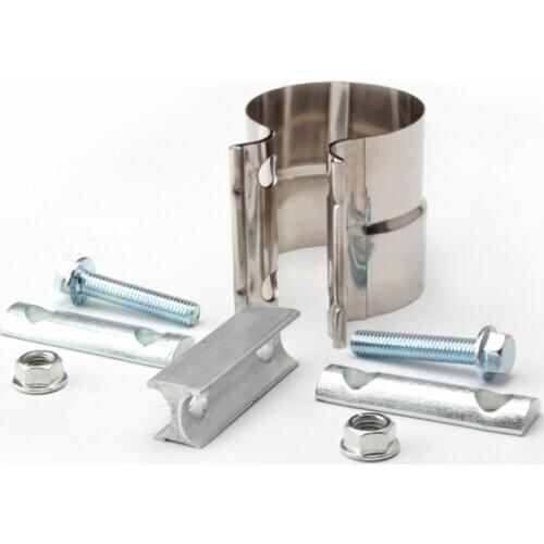 2 Inch Multi-specification Exhaust Pipe U Type Clamp Stainless Lap Joint Band Exhaust Clamp Car Accessories