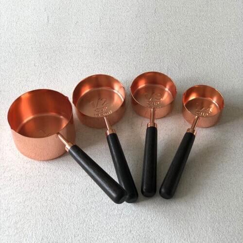 4Pcs/Set Measuring Cups Measuring Spoons Baking Cake Tool Pastry Tool