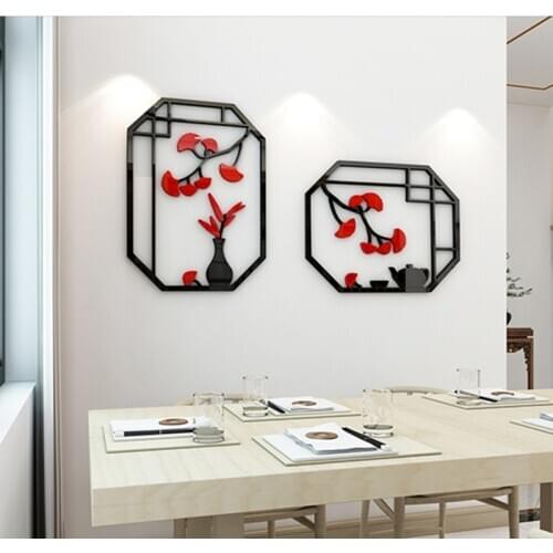 Acrylic Flower Vine Crystal 3D Three-Dimensional Wall Stickers Living Room Bedroom Sofa TV Background Wall Sticker Decoration