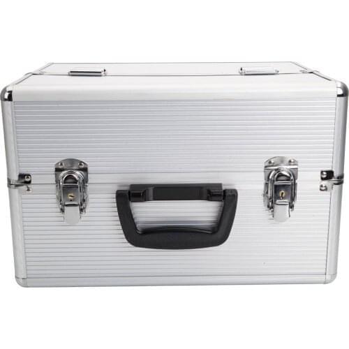 Aluminum multilayer Cosmetic Case household portable with keys white 190823310