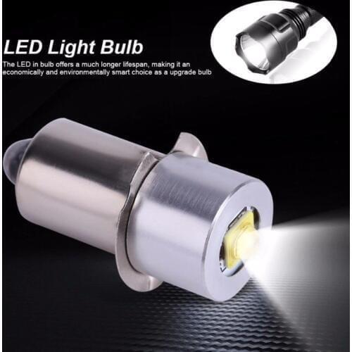 ENCOMLI 18V Led Flashlight Bulb LED Upgrade Bulb Ryobi Milwaukee Craftsman Lamp Maglite Flashlight DC Replacement Bulbs 3V 4-12V
