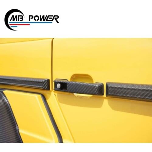 G class w463 handle covers carbon fiber handle trim for W463 g500 g550 g65 g63 door trim g wagon Exterior Door Handles