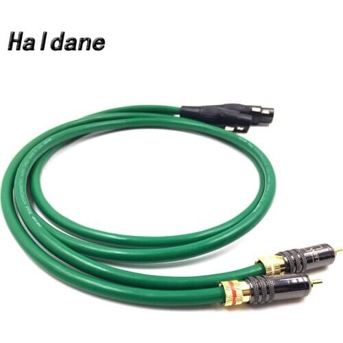Haldane Pair Type-WBT-0144 RCA to XLR Balacned Audio Cable RCA Male to XLR Female Interconnect Cable with MCINTOSH USA-Cable