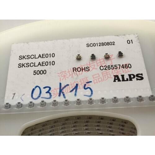 Imported Japan ALPS SKSCLAE010 Small Tortoise Switch Side Button 4 Foot Patch Touch Without Fixed Point