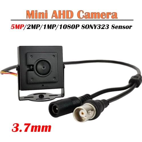 HD 5MP 3.7MM lens AHD Camera 2MP 1080P 720P Metal Mini Indoor Security CCTV System Video Surveillance Cam