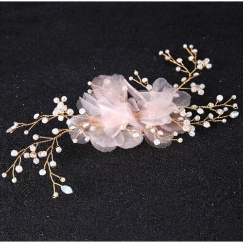 2018 New European Design Wedding Hair Accessories Crystal Flower Bridal Hairbands Wedding Hair Jewelry