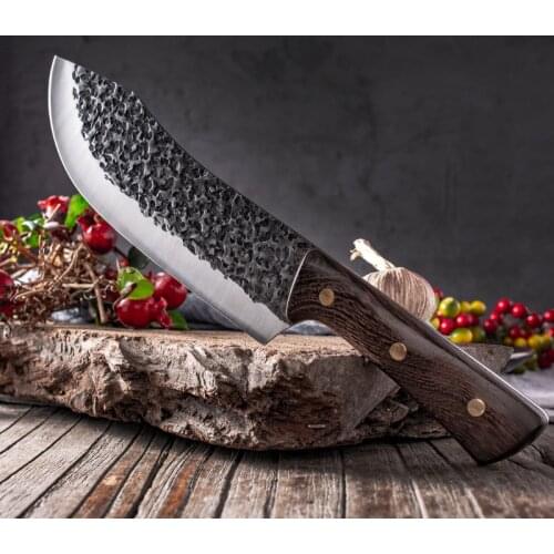 Stainless Steel Chef Knife Boning Slaughter Knife Kitchen Professional Cleaver Slicing Knives Handmade Butcher Knife