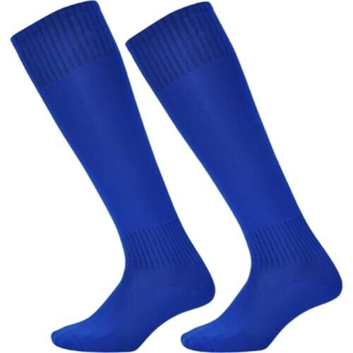 Solid Color Teenager Adult Football Soccer Training Men Sports High Tube Socks riding running socks Middle Tube