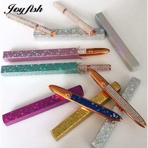 Wholesale Adhesive Eyeliner Package Lash Glue Pen Packaging Paper Box In Bulk Black/Pink/Holographic Cases Custom Logo