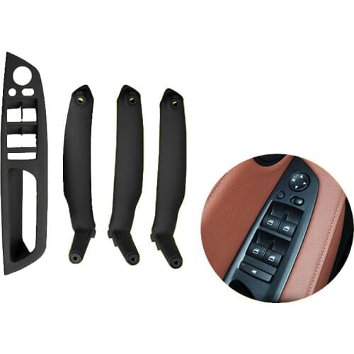 Armrest Car left front drivers seat LHD Interior Door Handle Inner Panel Pull Trim Cover For BMW E70 E71 X5 X6 2007-2014