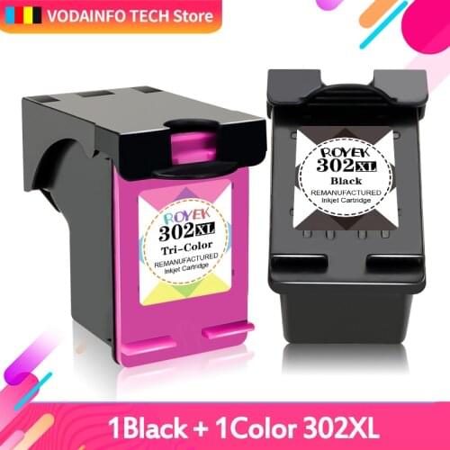 QSYRAINBOW replacement For HP 302 XL hp302 302XL ink cartridge for HP DeskJet 1110 2130 NS45 for HP Officejet 3630