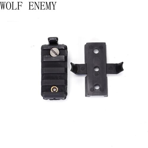 Tactical Helmet accessories rail clamp rack black