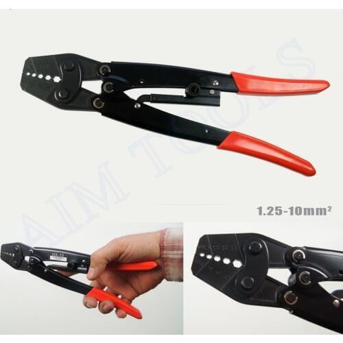 # Ratchet Crimping Tool Non-insulated Cable Link Crimper Plier Hexagonal