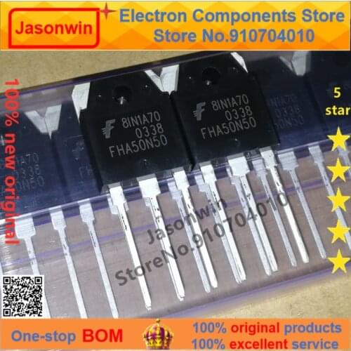 100% nuevo 50 unids/lote original MOSFET FHA50N50 50A500V 50N50 TO-247 Transistor