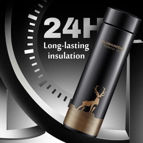 500ML Intelligent Stainless Steel Thermos Bottle Cup Temperature Display Vacuum Flasks Travel Car Coffee Mug Thermo Water Bottle
