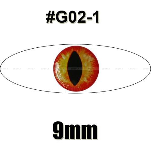9mm 3D #G02-1 / Wholesale 500 Soft Molded 3D Holographic Fish Eyes, Fly Tying, Jig, Lure Making