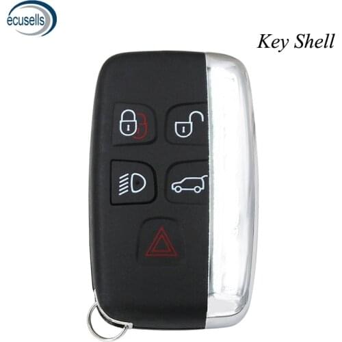 4+1 Buttons Remote Key Shell Case Fob 5 Button for Land Rover Range Rover Sport LR4 With Words