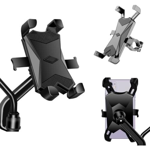 Mountain Bike Handlebar Holder Universal Mobile Phone Motorcycle Bracket Mount Cycling Shockproof GPS Stand For iPhone Samsung