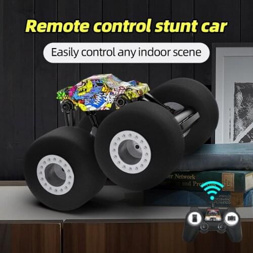 E381 RC Stunt Car 2.4G Soft Sponge Tires Indoor Vehicle Model Drift Radio Controlled Buggy Machine Remote Control Cars Toys