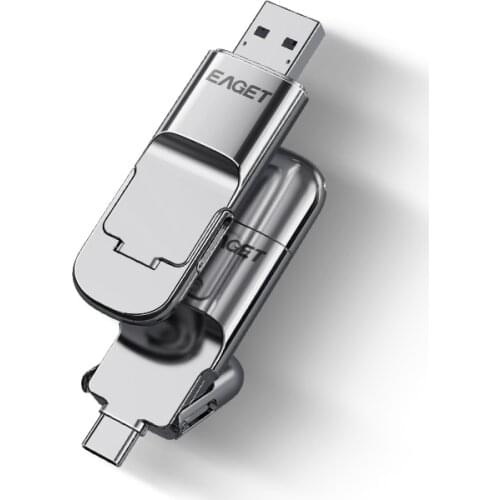 EAGET SU10 External SSD USB3.1 Type C High Speed And USB3.0 128GB 256GB Hard Drive Portable Solid State Drive PC