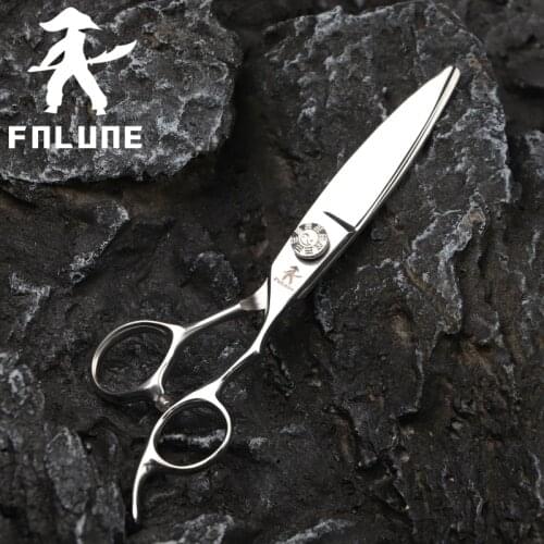 FnLune 6.0 Tai Chi Screws Big Scissors Lancet Professional Hair Salon Scissors Cut Barber Haircut Shear Hairdressing Scissors
