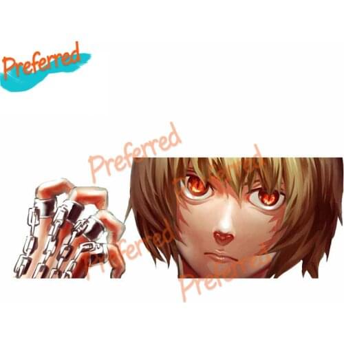 Personality Car Stickers for HUNTER X HUNTER Laptop Door Windows Peeker Anime Kurapika Decals Car Assessoires