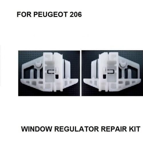 WINDOW REGULATOR KIT FOR PEUGEOT 206 WINDOW REGULATOR REPAIR KIT CLIPS FRONT RIGHT 1998-2007