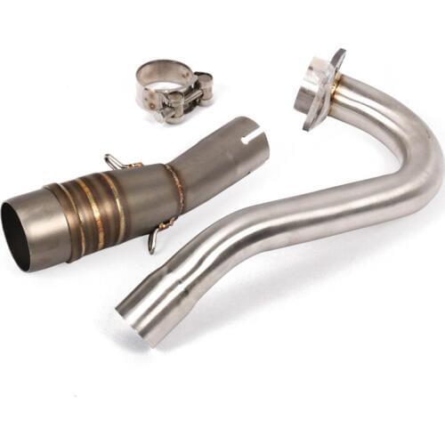 For Yamaha Xmax300 Exhaust Modified Muffler Stainless Steel Middle Conection Link Pipe Without Muffler