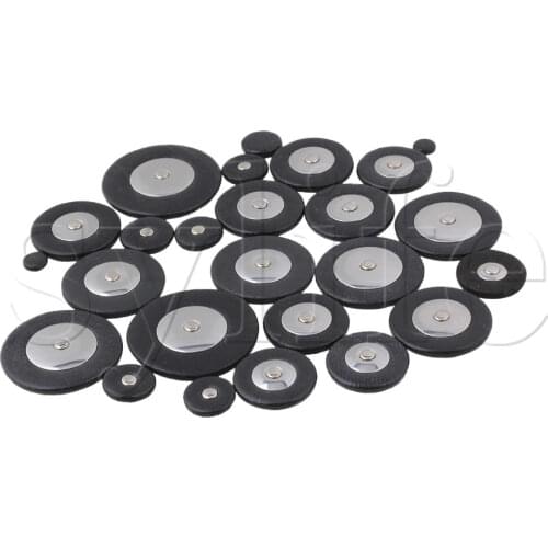 25PCS Black Sax Leather Pads For Tenor Saxophone