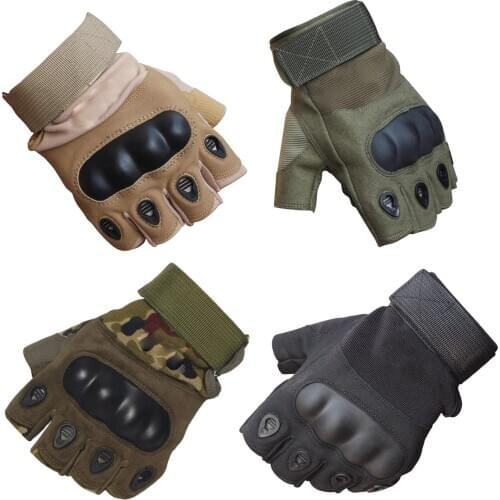 Fingerless Gloves Adjustable Outdoor Sports Training Gloves Relieve Hand Fatigue And Be Equipped With Pads