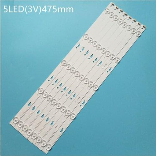 8pcs LED strip for TCL 49D1600 ODM 49_D1600 8X5 3030C LX20160826 49L510U18 49E301 49U3600C CRH-AT493030080569QREV1.0