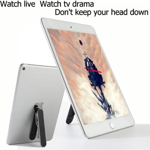 UIGO Tablet Pc Desktop Lazy Universal Bracket Metal Aluminum Alloy Multi-function Back Paste Portable Folding Support for ipad