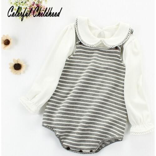 Spring fashion baby rompers baby boy clothes sleeveless newborn Knited romper baby girl clothing jumpsuit infant clothing 0-3t