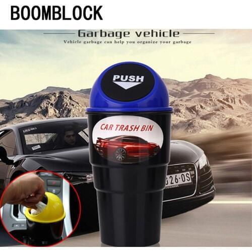 BOOMBLOCK Car Interior Trash Garbage Box Organizer For Saab Chevrolet Cruze VW Passat B5 B6 B7 Toyota Corolla 2008 RAV4