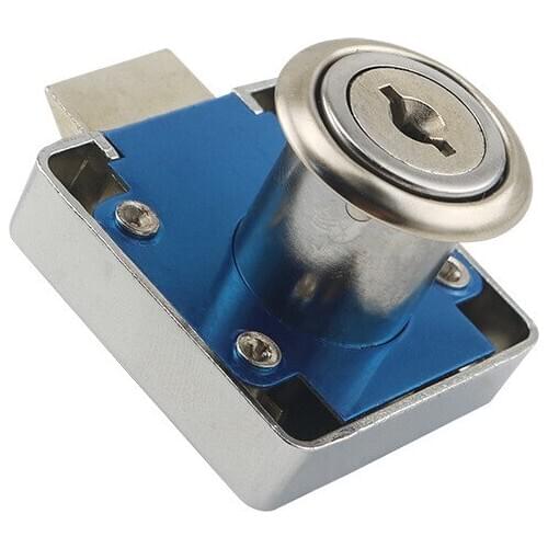 138-22/32mm Drawer Lock Zinc Alloy Iron Furniture Door Cabinet Locks With 2 Keys For Furniture Hardware