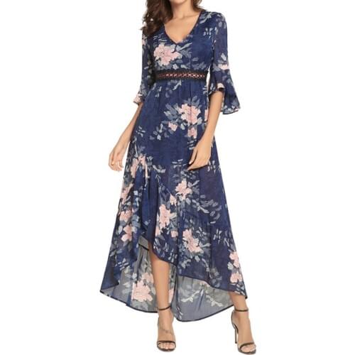 Artfeel Summer New Print 4 Colors Bohemia Style dress Women Boho Longuette Slim Lace Retro laddy Braces dress Plus Size