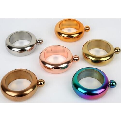 Bangle Bracelet Hip Flask 3.5oz Stainless Steel Rainbow Alcohol Vodka Whiskey Drinkware Alcoho flagon Barware LX2306