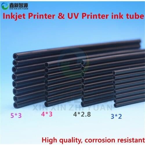 Solvent Eco Solvent Printer Ink Tube black 8 lines ink pipe for UV Printer black UV machine 8 color ink pipe for Inkjet Printer
