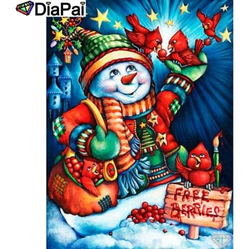 DIAPAI 5D Diamond Embroidery Needlework Kit "Cartoon snowman" Diy Diamond Painting Cross Stitch Home Decoration Gift A26762