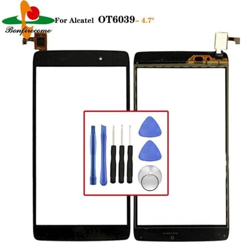 For Alcatel One Touch Idol 3 6039 6039Y OT6039 Touch Screen Digitizer Panel Front Glass Lens Sensor