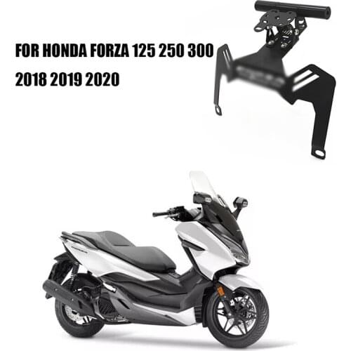 For Honda Forza 125 250 300 2018 2019 2020 Motorcycle Multifuctional Front Plate Bracket Smartphone Holder GPS Navigaton Bracket