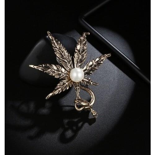 EmmaGreen Gold Brooches For Clothes