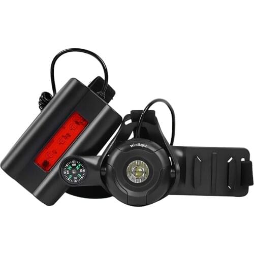 H7JB 500 Lumens Compass Led Runners Light for Running, Jogging, Walking, Dog Collar, Camping and Bbq.USB Charge Chest Lamp