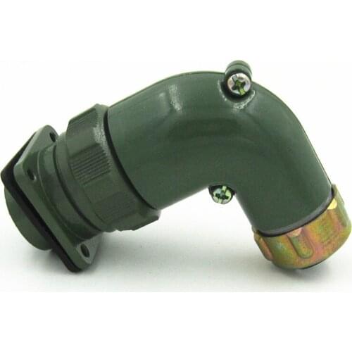 HAOGNCN YD20 7 Core Waterproof Aviation Plug Socket Round Connector YD20J7TR Elbow