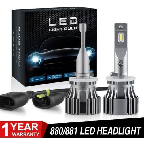 2pcs H1 H7 H11 LED Fog Lamp 9005 9006 H3 H10 H4 50W Car Led Fog Headlight Bulbs Auto 5202 880 H8 H9 9012 Headlight Bulbs On Car