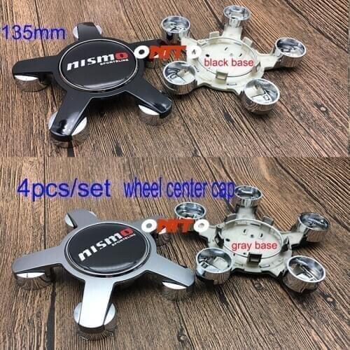 Hot 5claws 135mm Wheel Center Cap Car Styling 4pcs/set Accessorie Nismo Logo Emblem Car Styling for Teana Skyline Juke X-trail