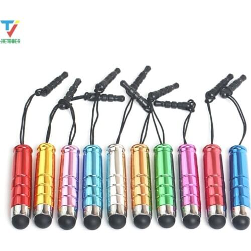 Mini Stylus Metal Bullets Touch Screen Pen with Anti-Dust Plug for Ipad Iphone for Capacitive Screen Phone Tablet PC 3000pcs
