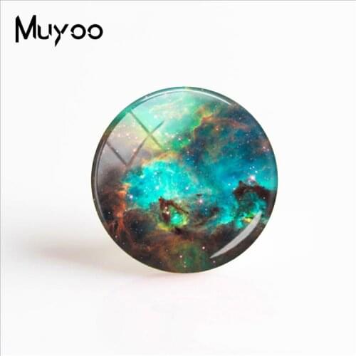 2018 New Space Nebula Glass Cabochon Dome Astronomy Geek Fashion Handcraft Jewelry Nebula Galaxy Space DIY Jewelry